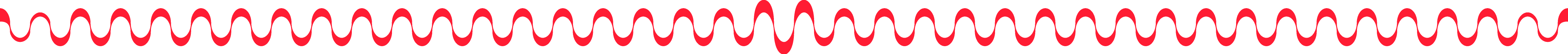 Decorative squiggly wave